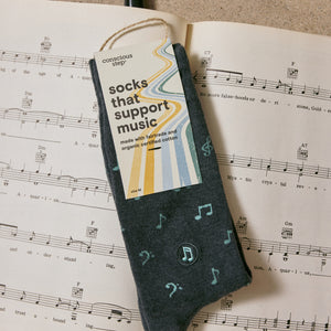 Socks that Support Music - Conscious Step