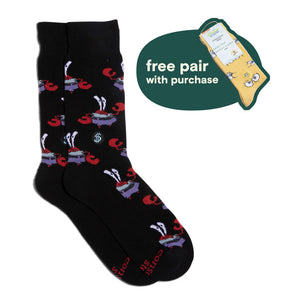 Mr. Krabs Socks that Protect Oceans - Conscious Step